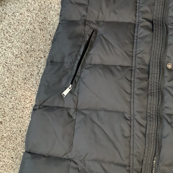 DkNy long puffer coat faux fur hoodie size XS - Picture 5 of 16